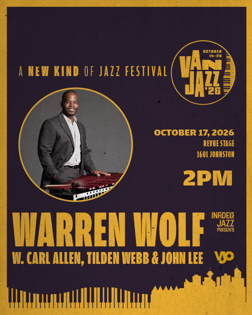 Warren Wolf w/ Carl Allen, Tilden Webb, & John Lee