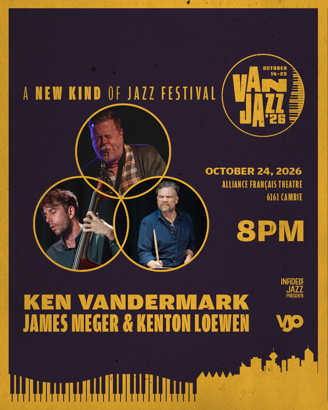 Ken Vandermark, James Meger & Kenton Loewen